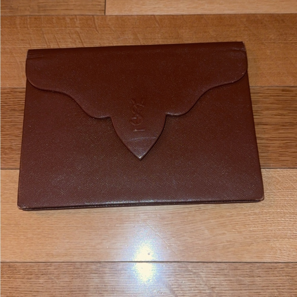 Rare Vintage YSL Leather Clutch